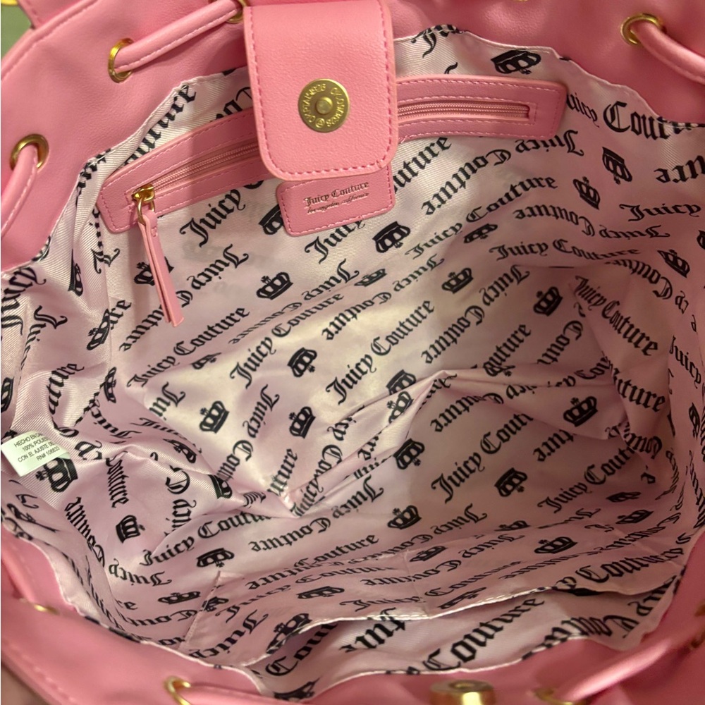 Juicy Couture Pink and Beige Quilted Daydreamer - Picture 3 of 4